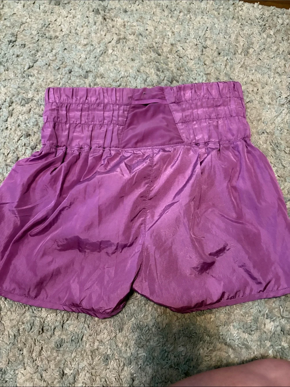 FP Movement by Free People High-Waist Magenta Athletic Shorts